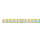 Spring Plaid Pastel Pink Blue Yellow グログランリボン (正面)