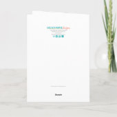 Spring Playful Posies -  Whimsical Thank You カード (裏面)