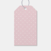Spring Polka Dots Micro | Soft Blush ギフトタグ (正面)
