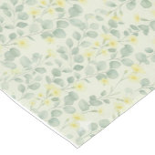Spring Primrose & Sage Watercolor Table Runner ショートテーブルランナー (コーナー)