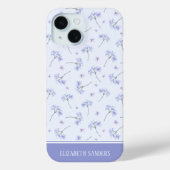 Spring Purple Flowers Pattern Case-Mate iPhoneケース (裏面)