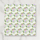 Spring Purple Flowers with Foliage フェイバータグ (裏面)