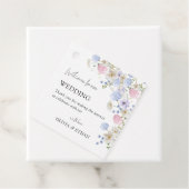 Spring Purple Wildflowers Welcome To Our Wedding フェイバータグ (インサイチュ)