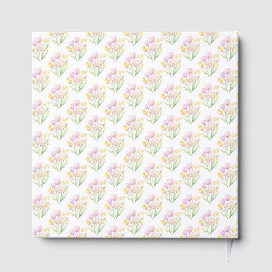 Spring Rabbit Baby Shower Guest Book ゲストブック (裏面)