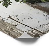 Spring Rabbit Carrot Print, Easter Bunny ポスター (角)