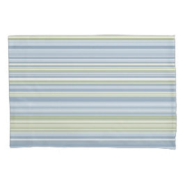 Spring Rain and Tropical Blue Stripes 枕カバー