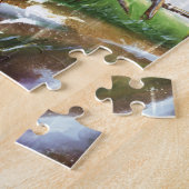 Spring Rain Rooster Illustration Jigsaw Puzzle ジグソーパズル (側面)