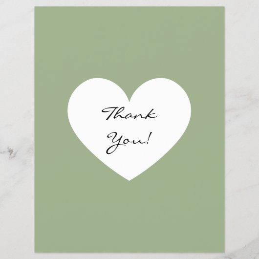 Spring Sale Sage Blush BACKSIDE Heart チラシ (裏面)