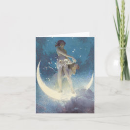 Spring Scattering Stars vintage illustration カード