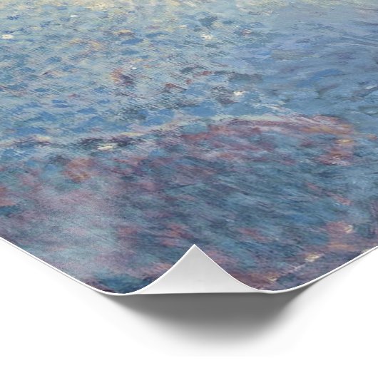 Spring Scattering Stars vintage illustration ポスター (コーナー)