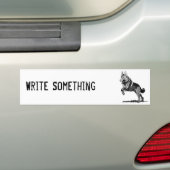 Spring Schäferhund バンパーステッカー (車上)