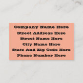 Spring Season Retro Flower Colors Seamless Pattern 名刺 (裏面)