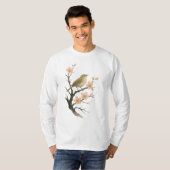 【Spring Songbird – Cherry Blossom Art Long Sleeve】 Tシャツ (正面フル)