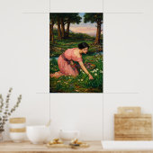 Spring Spreads One Green Lap of Flowers ポスター (キッチン)