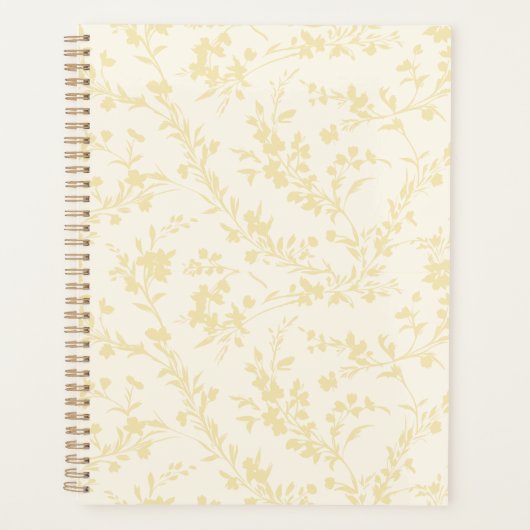 Spring Sprigs Buttercream - Neutral プランナー手帳 (正面)