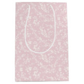 Spring Sprigs Neutral - Blush Pink ミディアムペーパーバッグ (正面)