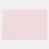Spring Sprigs Neutral - Blush Pink ラッピングペーパーシート (正面)