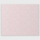 Spring Sprigs Neutral - Blush Pink ラッピングペーパー (フラット)