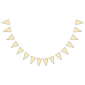 Spring Sprigs Neutral - Buttercream バンティングフラッグ (全)