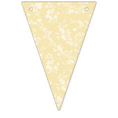 Spring Sprigs Neutral - Buttercream バンティングフラッグ (第3の旗)