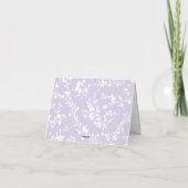 Spring Sprigs Neutral - Dusty Lavender サンキューカード (裏面)