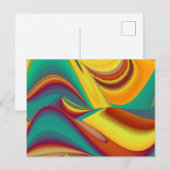 Spring Summer Autumn Flowers Magic シーズンポストカード (正面/裏面)