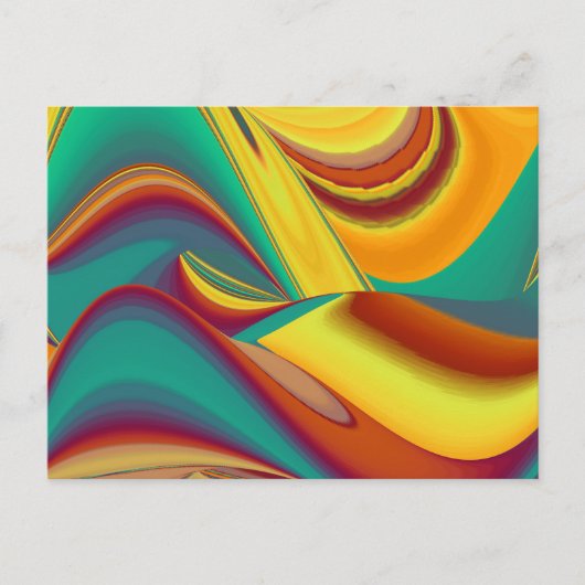 Spring Summer Autumn Flowers Magic シーズンポストカード (正面)