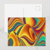 Spring Summer Autumn Flowers Magic シーズンポストカード (正面/裏面)