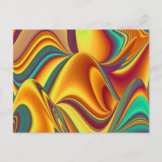 Spring Summer Autumn Flowers Magic シーズンポストカード (正面)