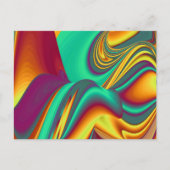 Spring Summer Autumn Flowers Magic ポストカード (正面)