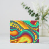 Spring Summer Autumn Flowers Magic ポストカード (スタンド正面)