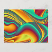 Spring Summer Autumn Flowers Magic ポストカード (正面)