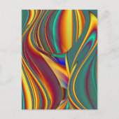 Spring Summer Autumn Flowers Magic ポストカード (正面)