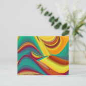 Spring Summer Autumn Flowers Magic ポストカード (スタンド正面)