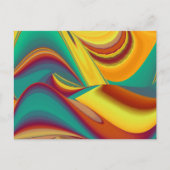 Spring Summer Autumn Flowers Magic ポストカード (正面)