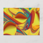 Spring Summer Autumn Flowers Magic ポストカード (正面)