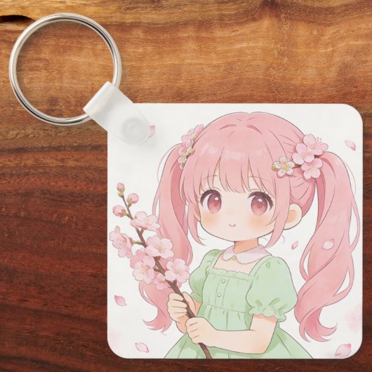 Spring & Summer Girls Keychain キーホルダー (正面)