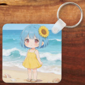 Spring & Summer Girls Keychain キーホルダー (裏面)