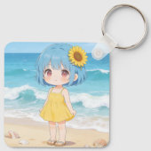 Spring & Summer Girls Keychain キーホルダー (裏面)