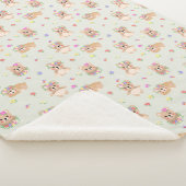 Spring teddy bear シェルパブランケット (3/4)