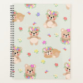 Spring teddy bear プランナー手帳 (正面)