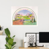 SPRING TIME by SHARON SHARPE ポスター (ホームオフィス)