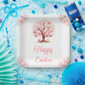 Spring Tree Easter Egg Hunt ペーパープレート (パーティー)