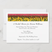 Spring Tulip Bridal Shower Invitation 招待状 (正面)