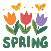 Spring Tulips  Case-Mate iPhoneケース