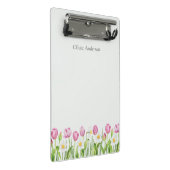 Spring Tulips & Daffodils Floral Mini Clipboard ミニクリップボード (アングル)