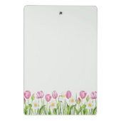 Spring Tulips & Daffodils Floral Mini Clipboard ミニクリップボード (裏面)
