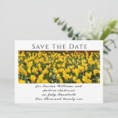 Spring Tulips Flat Save The Date Card セーブザデート (スタンド正面)