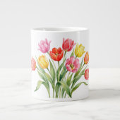 Spring tulips Specialty Mug ジャンボコーヒーマグカップ (正面)