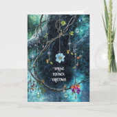 Spring Vernal Equinox Ostara Pretty Flower カード (正面)